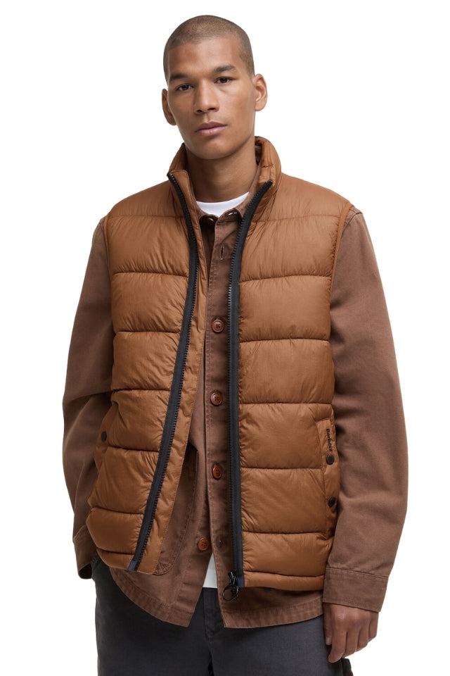 Offshore Quilted Gilet - Umber