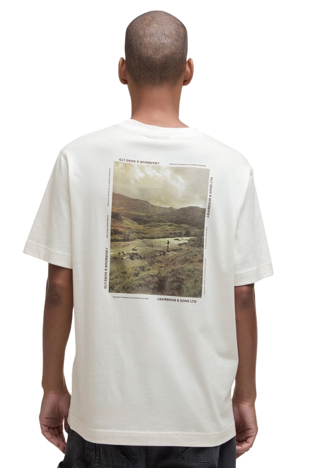 Parkend Photographic Relaxed T-Shirt - Whisper White