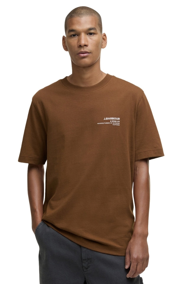 Parkend Photographic Relaxed T-Shirt - Umber