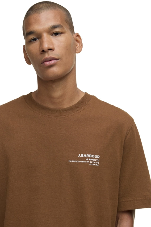 Parkend Photographic Relaxed T-Shirt - Umber