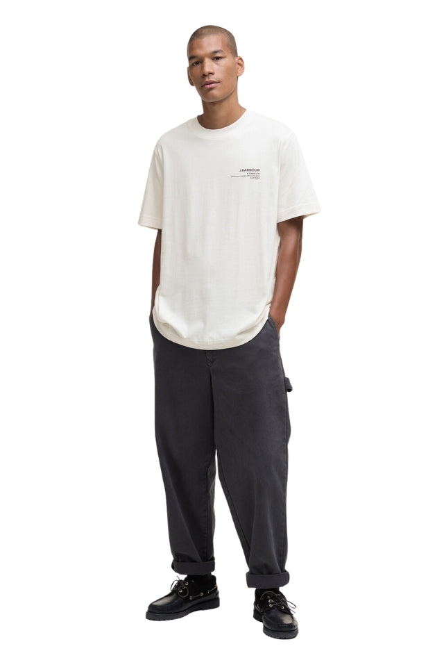 Parkend Photographic Relaxed T-Shirt - Whisper White