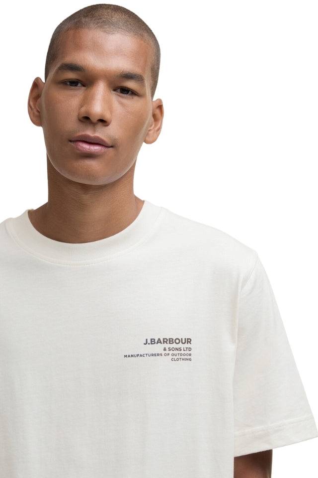 Parkend Photographic Relaxed T-Shirt - Whisper White