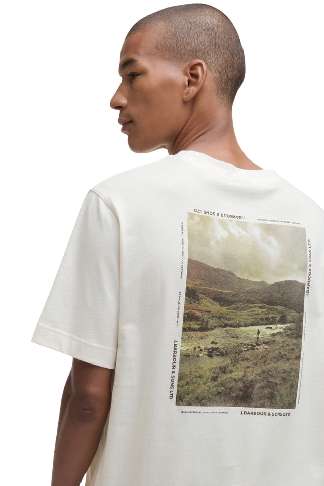 Parkend Photographic Relaxed T-Shirt - Whisper White