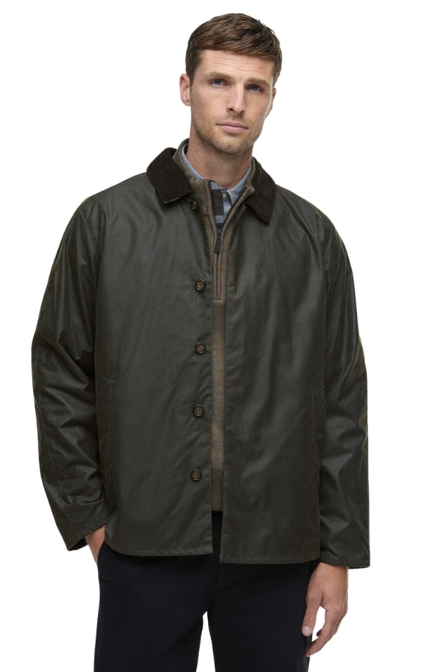 Short Lorden Wax Mac - Olive