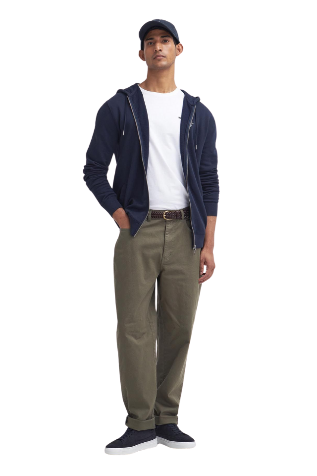 Washed Stretch Twill Regular Fit Trouser