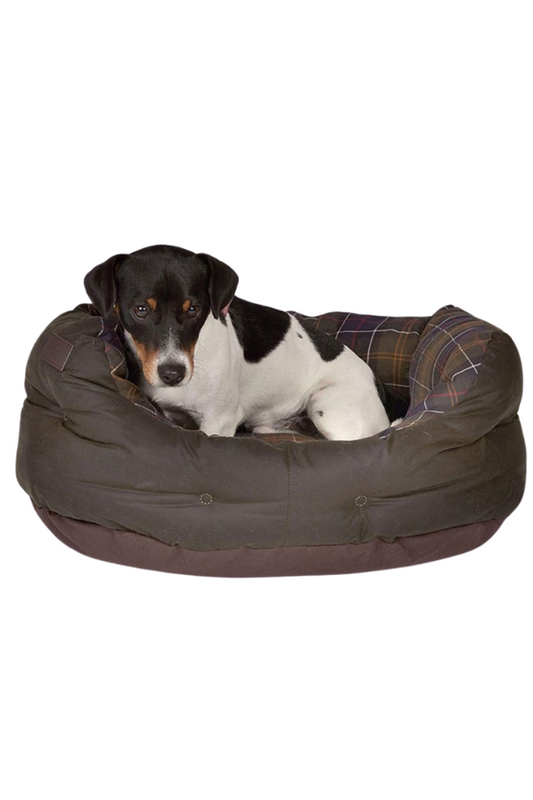 Wax/Cotton Dog Bed 24in - Classic/Olive
