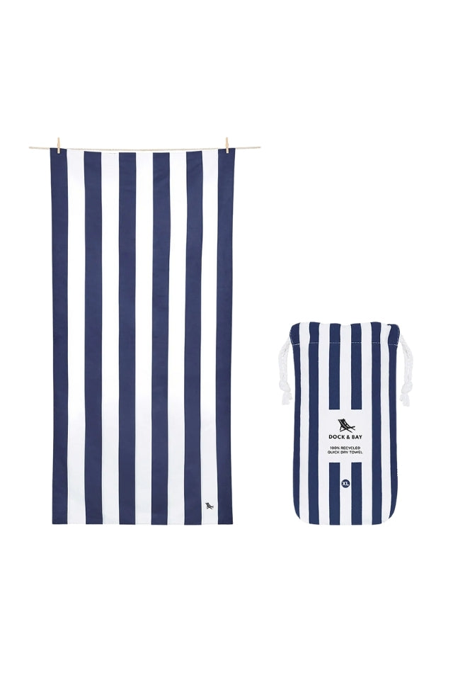 Beach Towel Cabana Collection - Whitsunday Blue