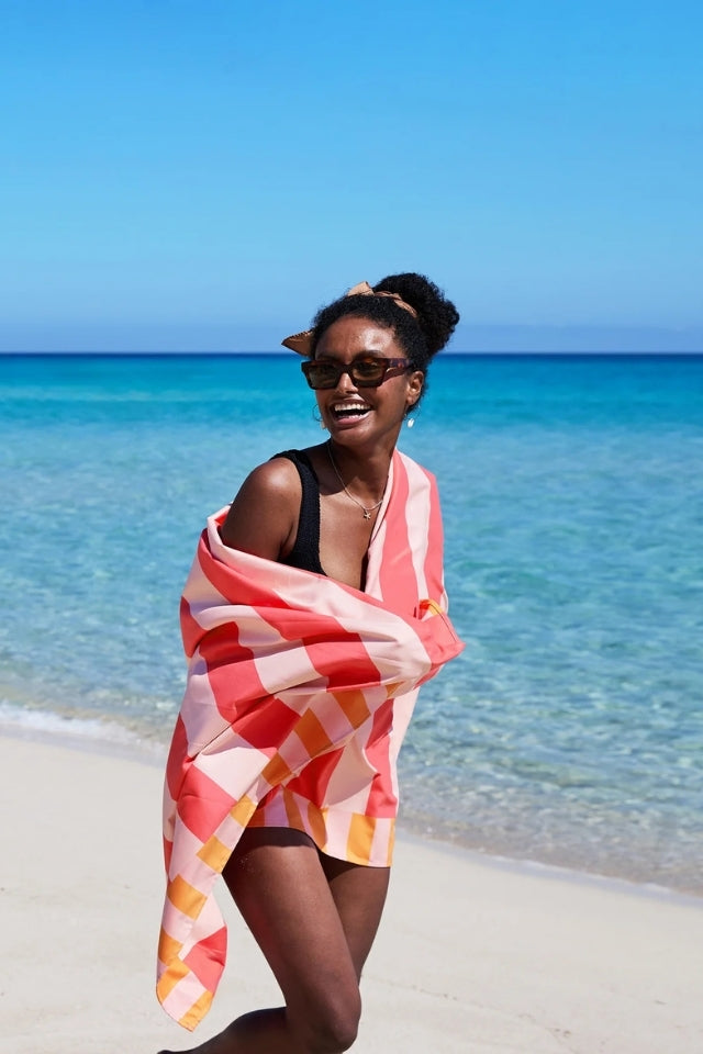 Beach Towel Clubhouse Collection - Raspberry Road