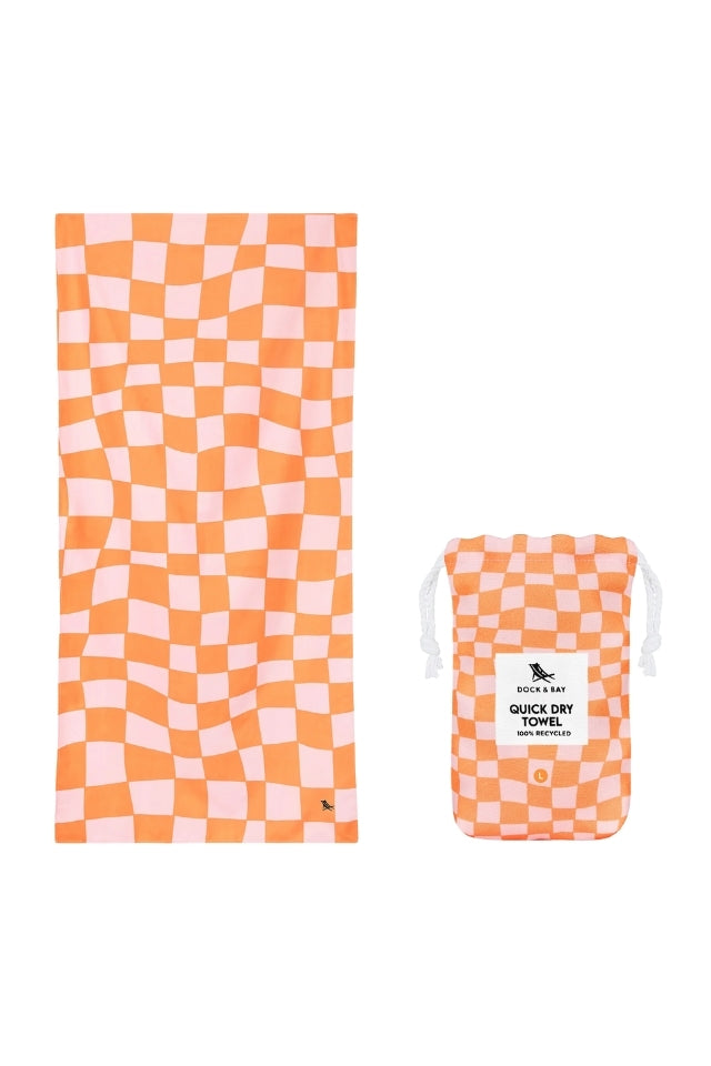 Beach Towel Designed Collection L - Groovy Check
