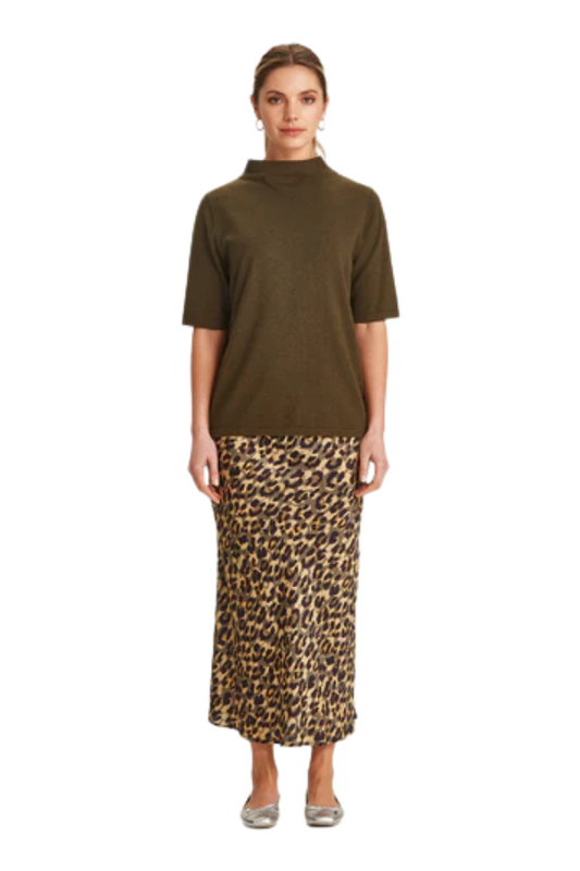 Bella Leopard Skirt