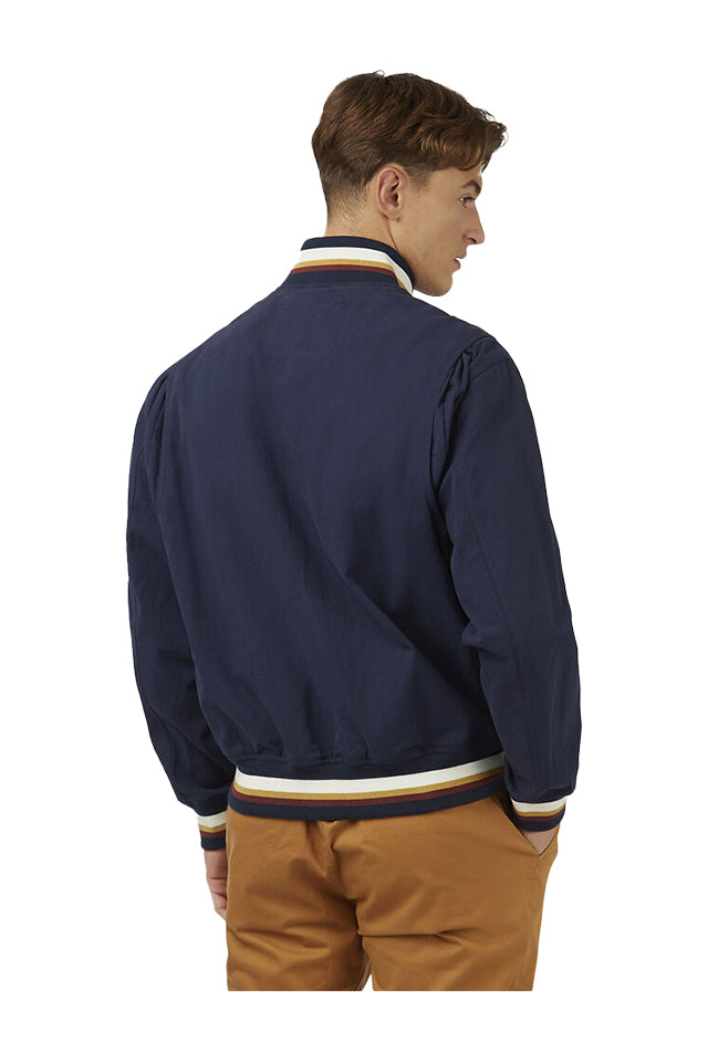 Ben Sherman Utility Bomber Jacket Dark Navy