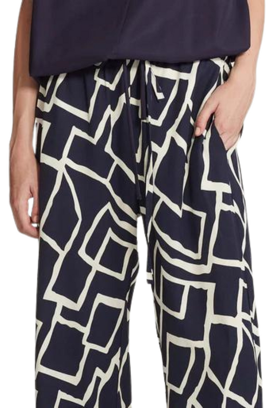 Bennett Print Pant - Navy Print