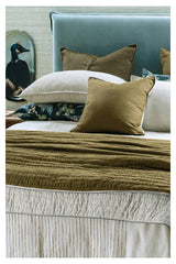 Bianca Lorenne Appetto Coverlet Moss