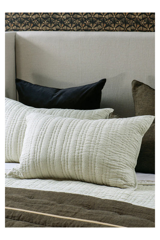 Bianca Lorenne Ricamo Pillowsham Oatmeal