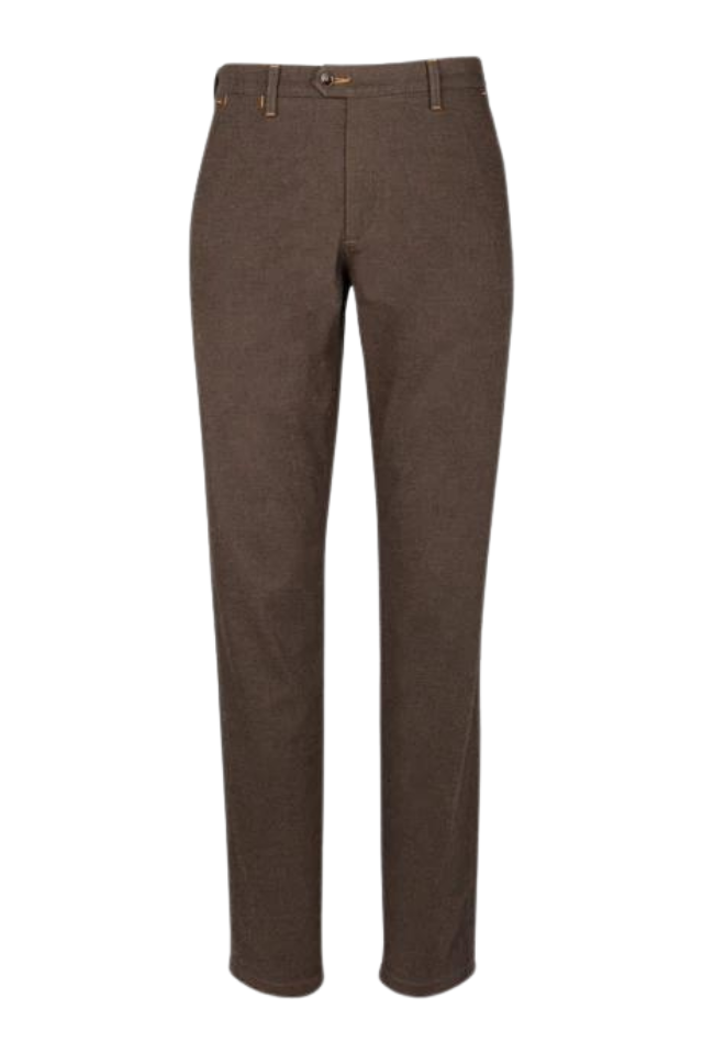 Soho Birdseye Brown Chinos