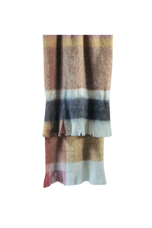 Bivio Throw - Sepia, Ochre