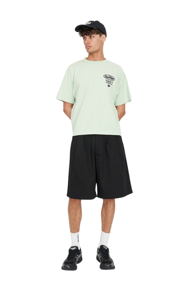 Block Crop Tee 220/Prime - Matcha