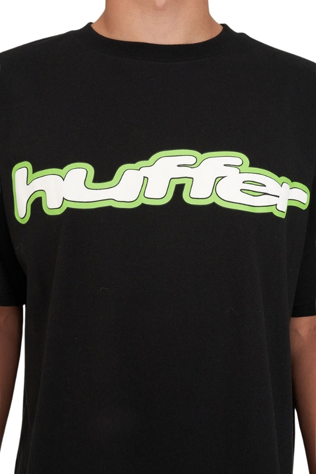 Block Crop Tee 220/omni - Black