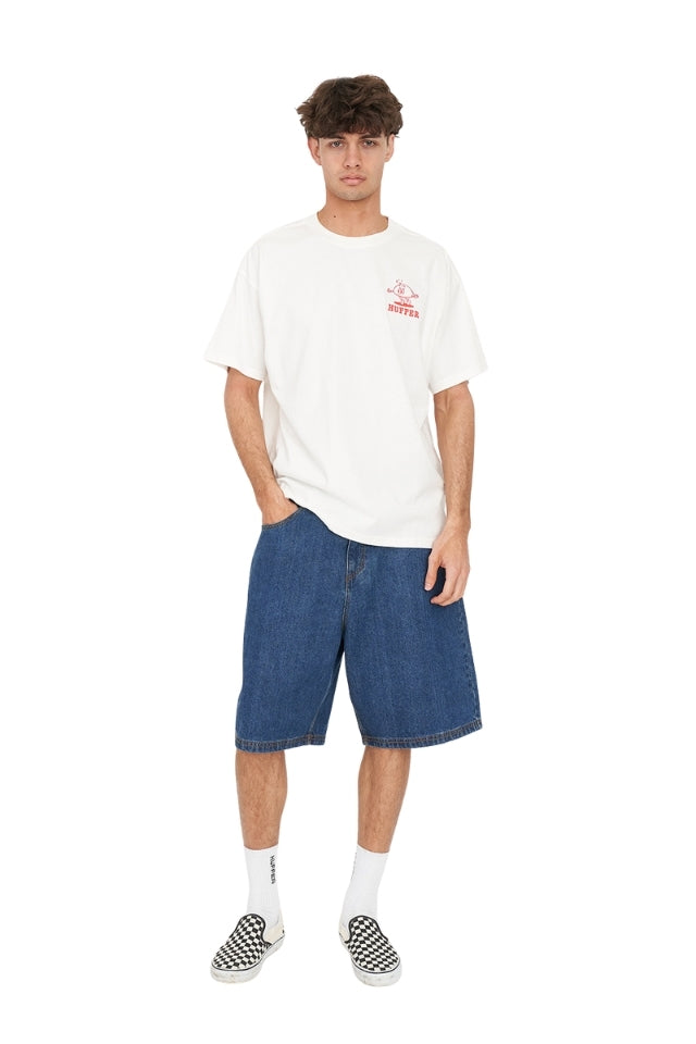 Block Tee 220/Steaming - Chalk