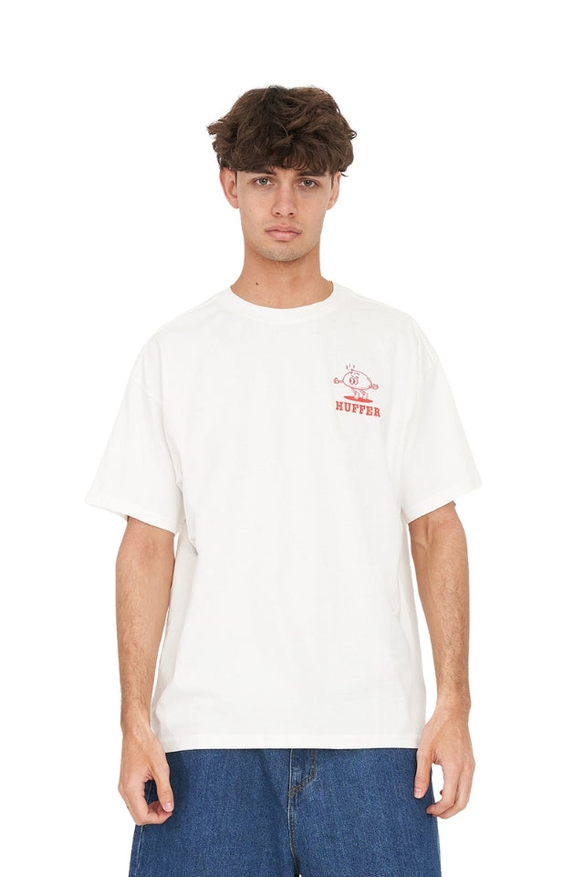 Block Tee 220/Steaming - Chalk