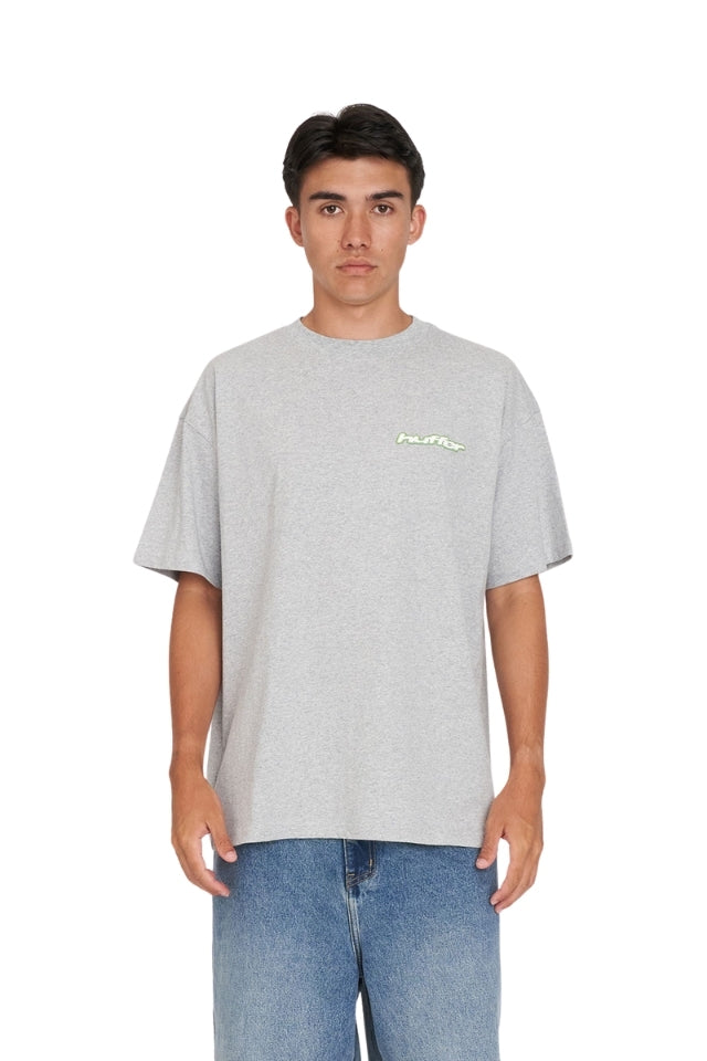 Block Tee 220/omni - Grey Marle
