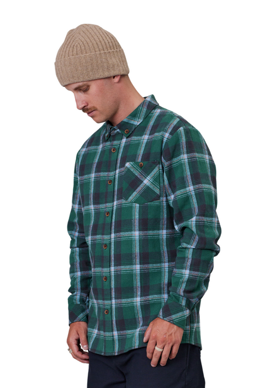 Boatyard Shirt - Green Check