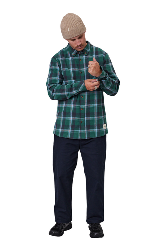 Boatyard Shirt - Green Check