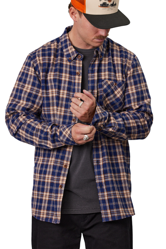 Boatyard Shirt Dawn Blue Check