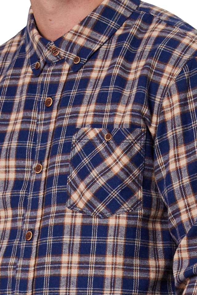 Boatyard Shirt Dawn Blue Check