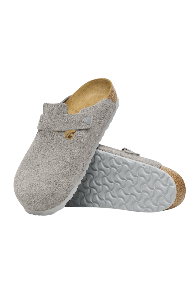 Boston Suede Regular - Stone Coin
