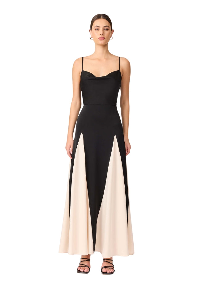 Brigid Gown - Black/Cream