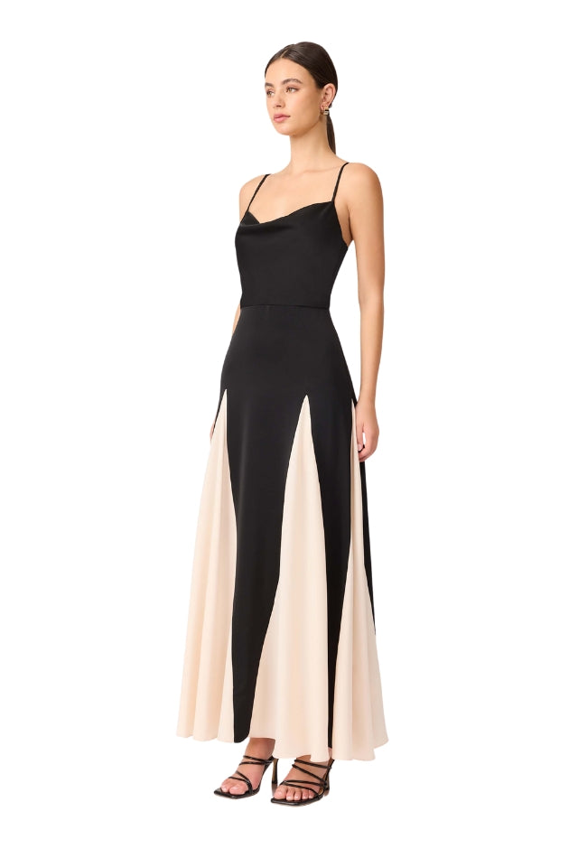 Brigid Gown - Black/Cream