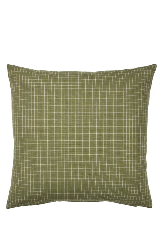 Broste Cushion Bodil - Grape Leaf Green