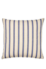 Broste Cushion Dagmar - Off White, Intense Blue