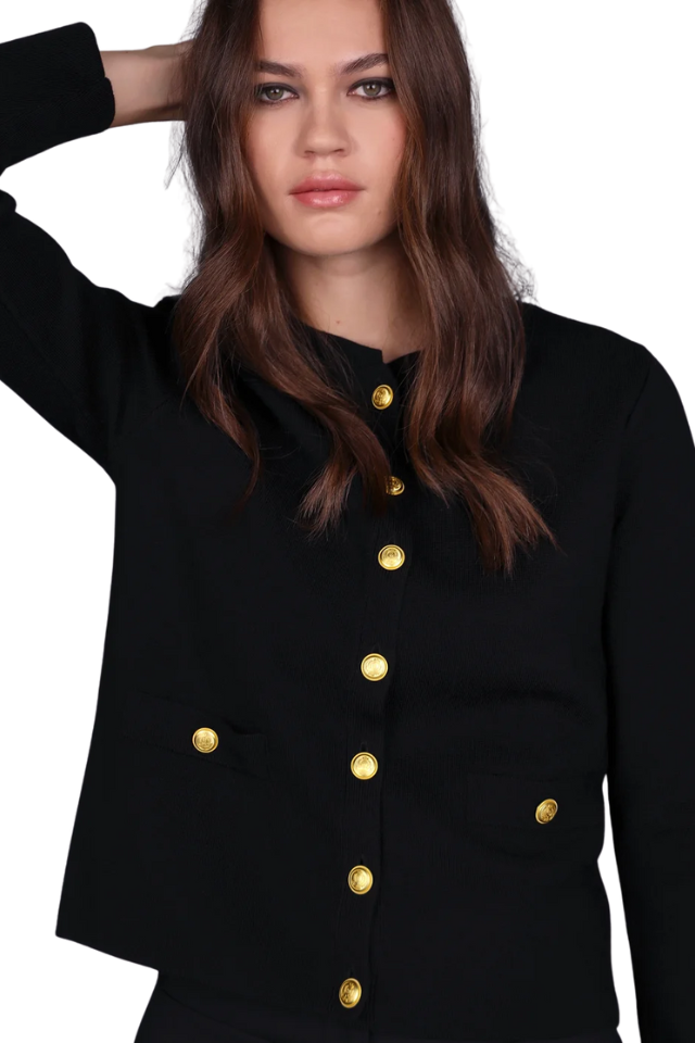 Button Detail Cardi