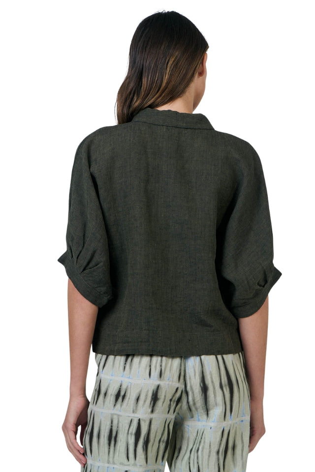 Button Top - Licorice