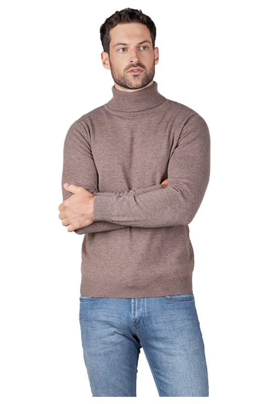 CD2955KWANA Rembrandt Wanaka Roll Neck Jersey Brown 