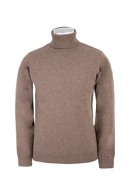 CD2955KWANA Rembrandt Wanaka Roll Neck Jersey Brown 