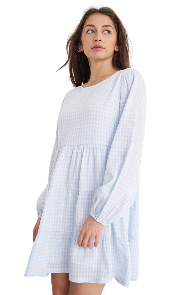 Celine LS Milly Dress - Twinkle Chalk