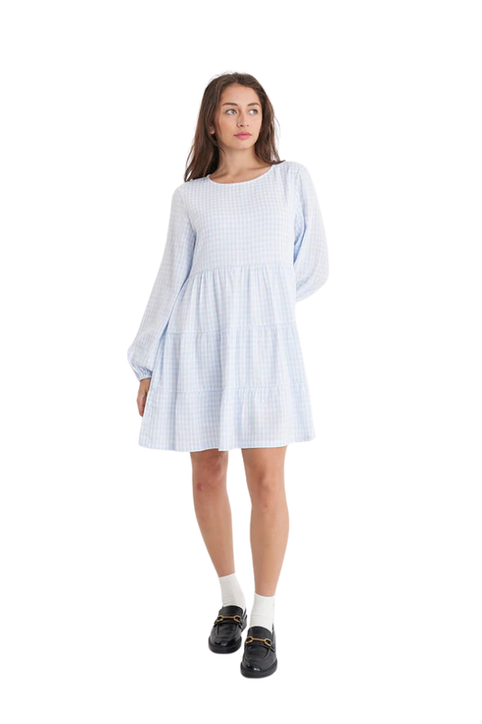 Celine LS Milly Dress - Twinkle Chalk