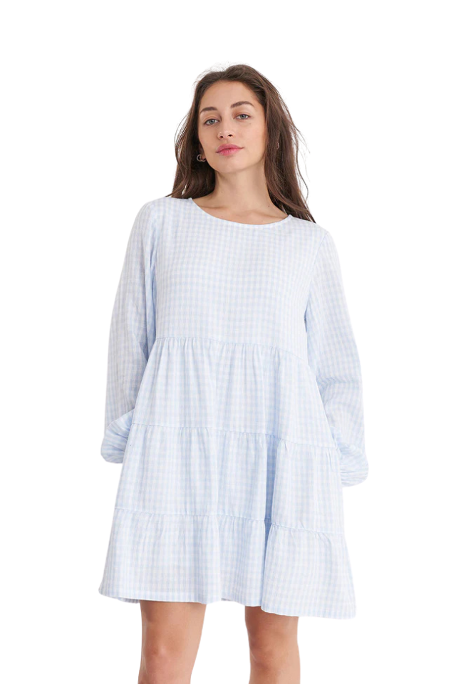 Celine LS Milly Dress - Twinkle Chalk