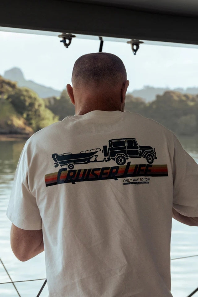 Cruiser Life Sea Tee – Antique White