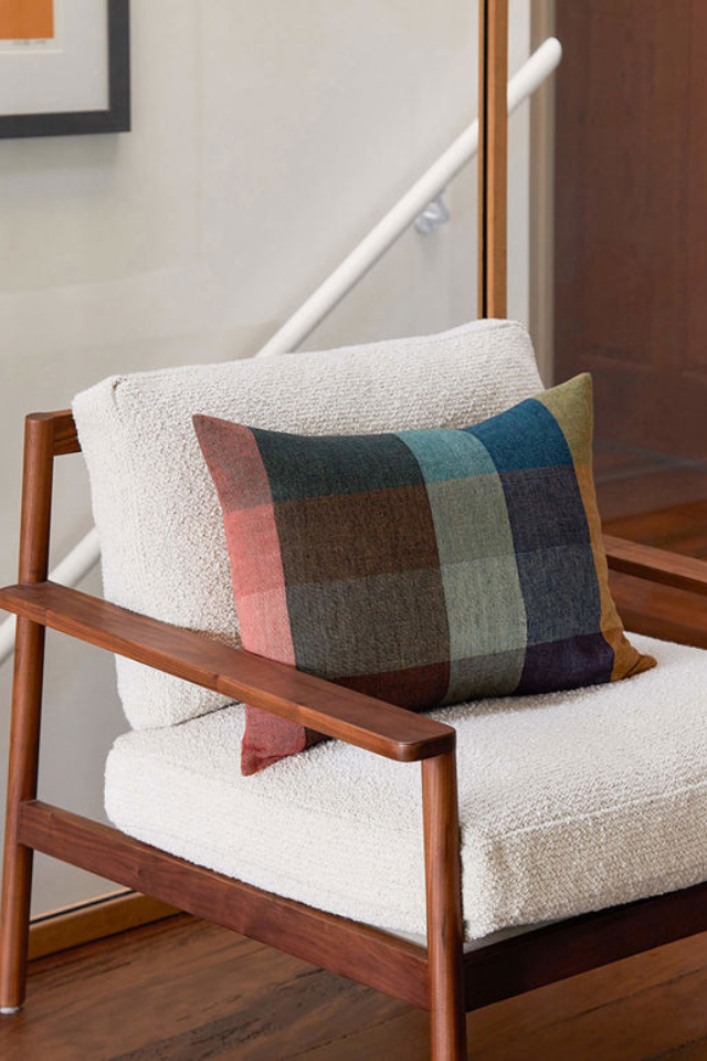 Cabin Linen Cushion Cover - Kermit/Multi