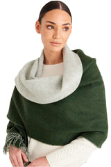 Cable CAW23205 Pure Wool Travel Wrap Khaki 