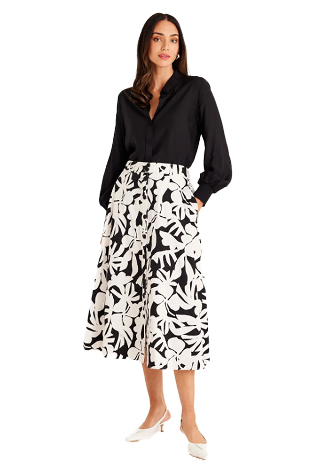 Cable Css23354 Coco Skirt Mono Palm