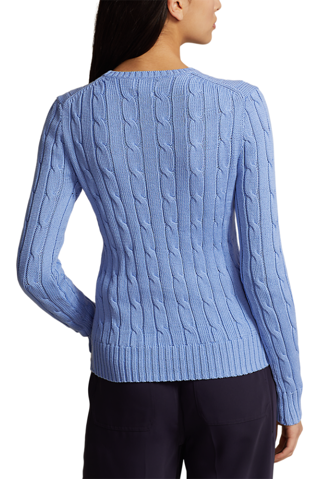 Cable Knit Sweater - New Litchfield Blue