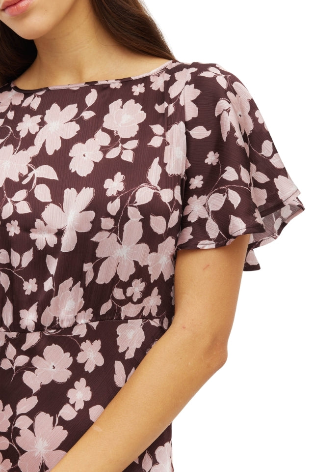 Camelia Dress - Rose Lustre