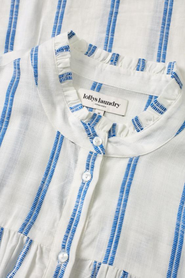 Cara Shirt LS - Neon Blue