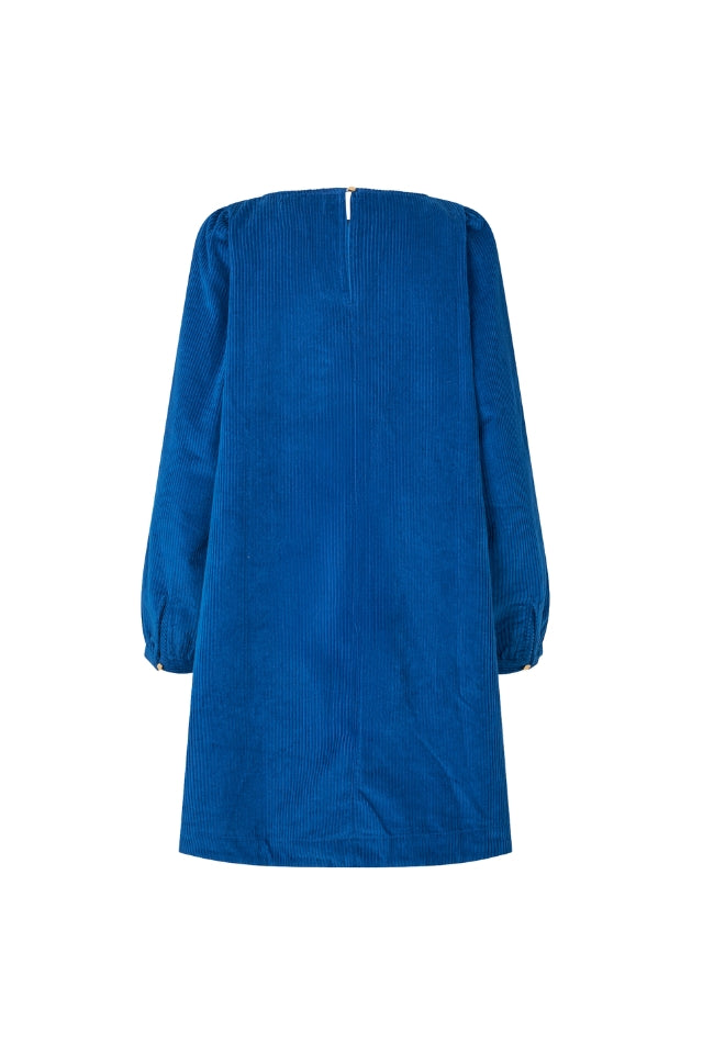 CarlaLL Short Dress 3/4 - Neon Blue