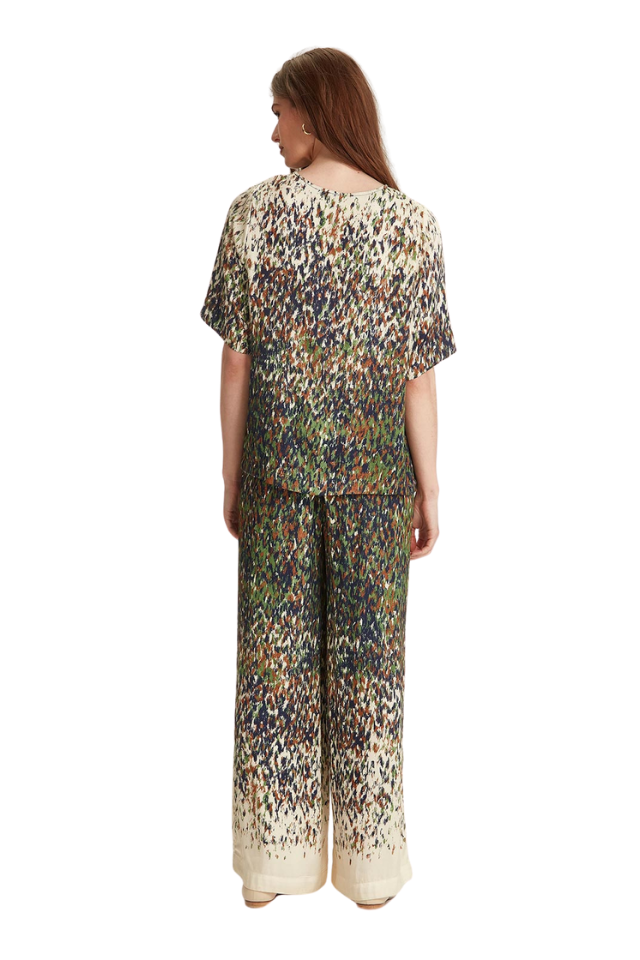 Carrie Pant - Peacock Print
